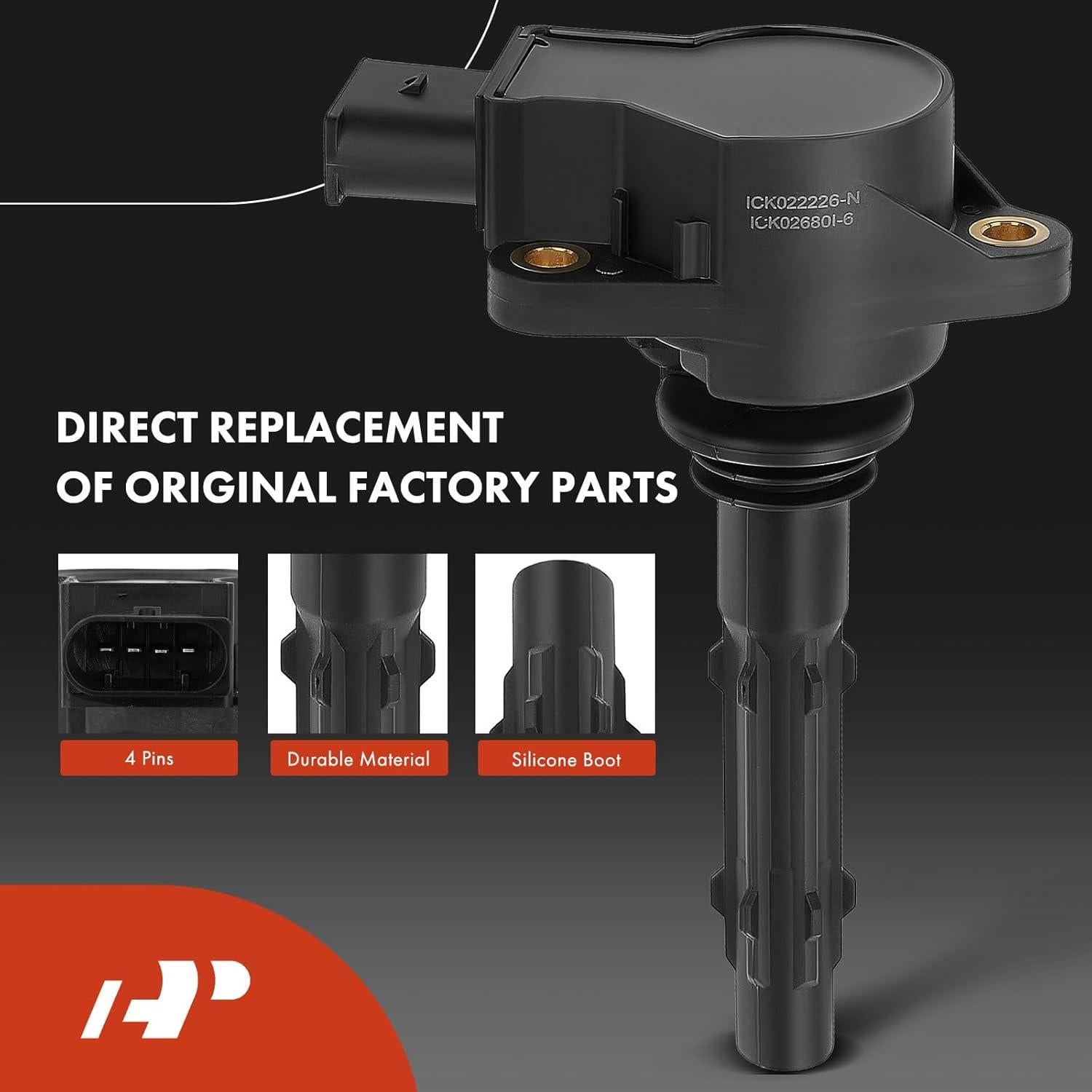 Conjunto A-Premium 6 Bobinas de Encendido y Bujías Iridio