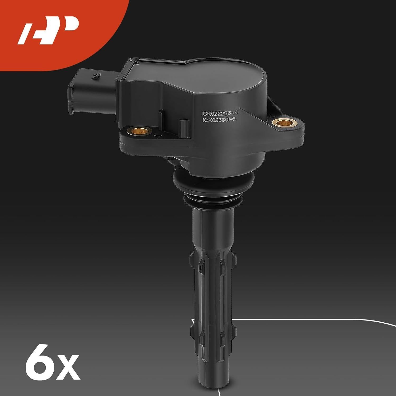 Conjunto A-Premium 6 Bobinas de Encendido y Bujías Iridio