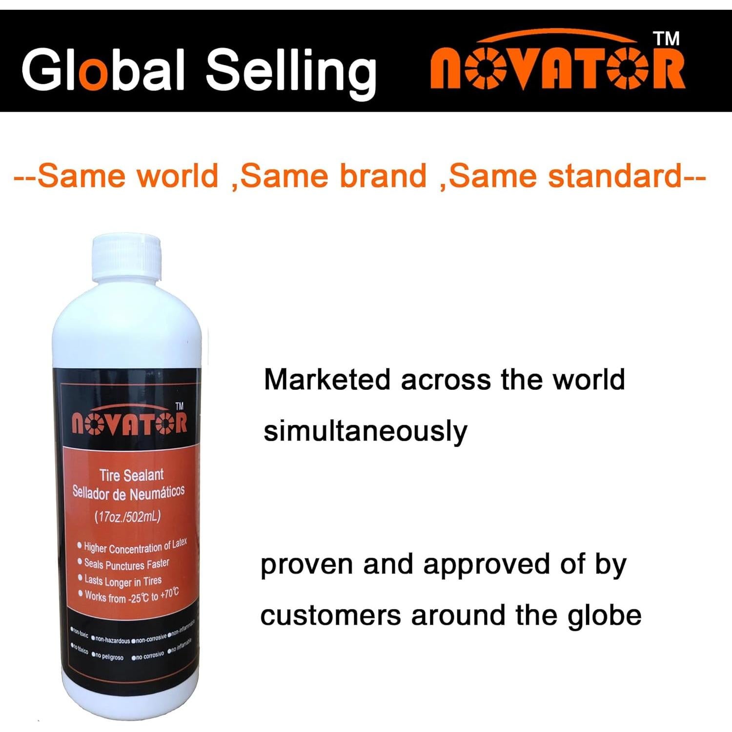 Sellador de Neumáticos NOVATOR 85g para Bicicletas Tubeless