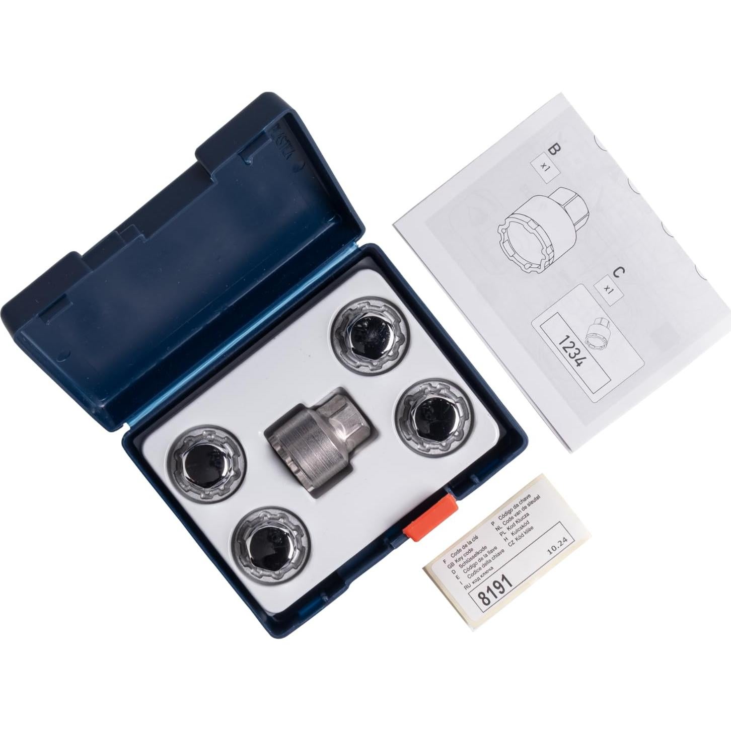 Kit de Bloqueo de Tuercas de Rueda GalaxyLock DCH7/M para Ford F-150