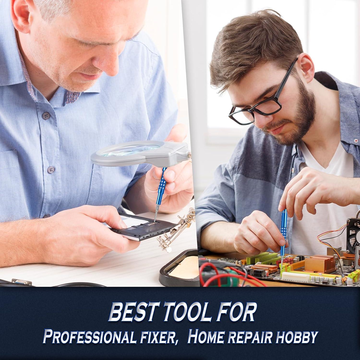 Juego de Destornilladores de Precisión AIXGURS 55PCS Magnéticos