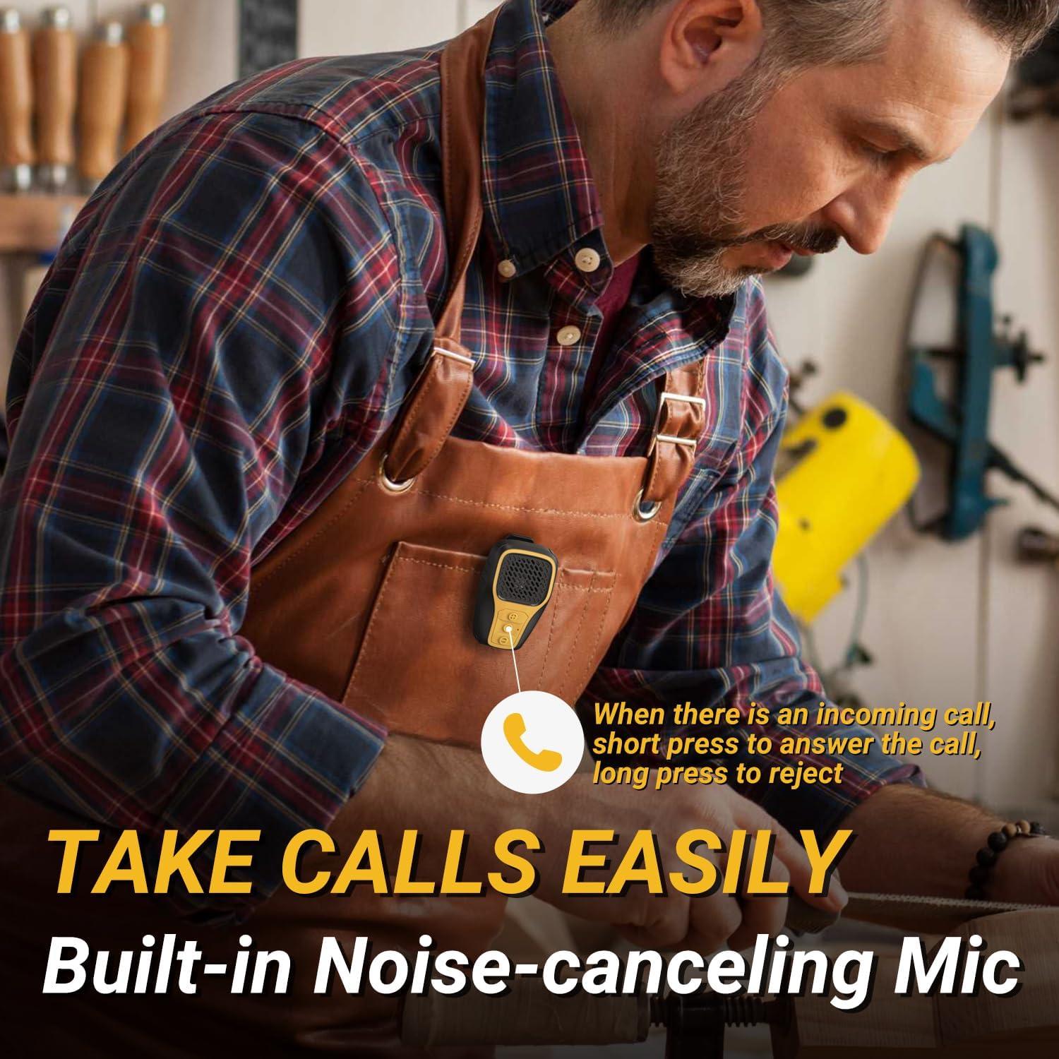 Altavoz Bluetooth INGA MZ628 Portátil Impermeable Amarillo