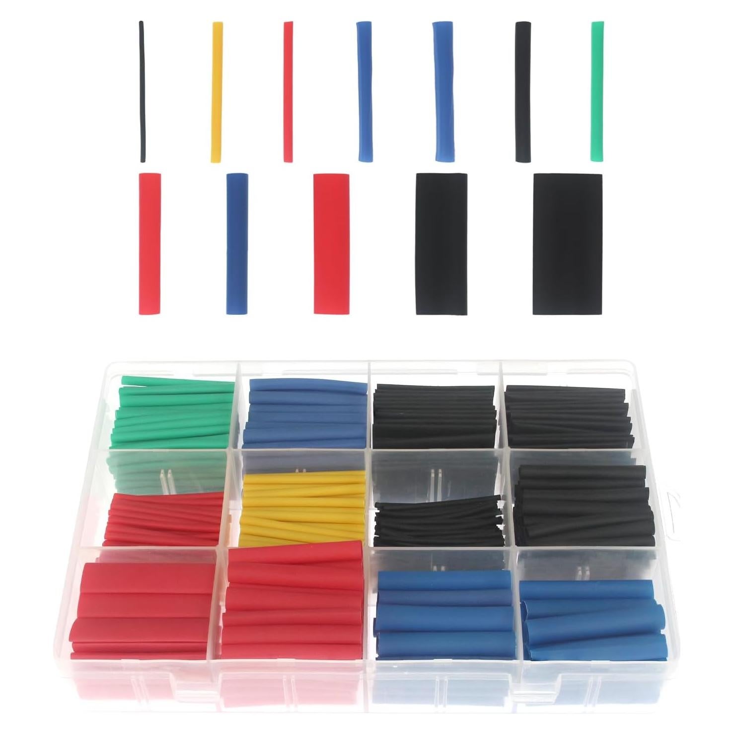 Kit de Tubos Termocontraíbles 560 Piezas Yetaida 5 Colores