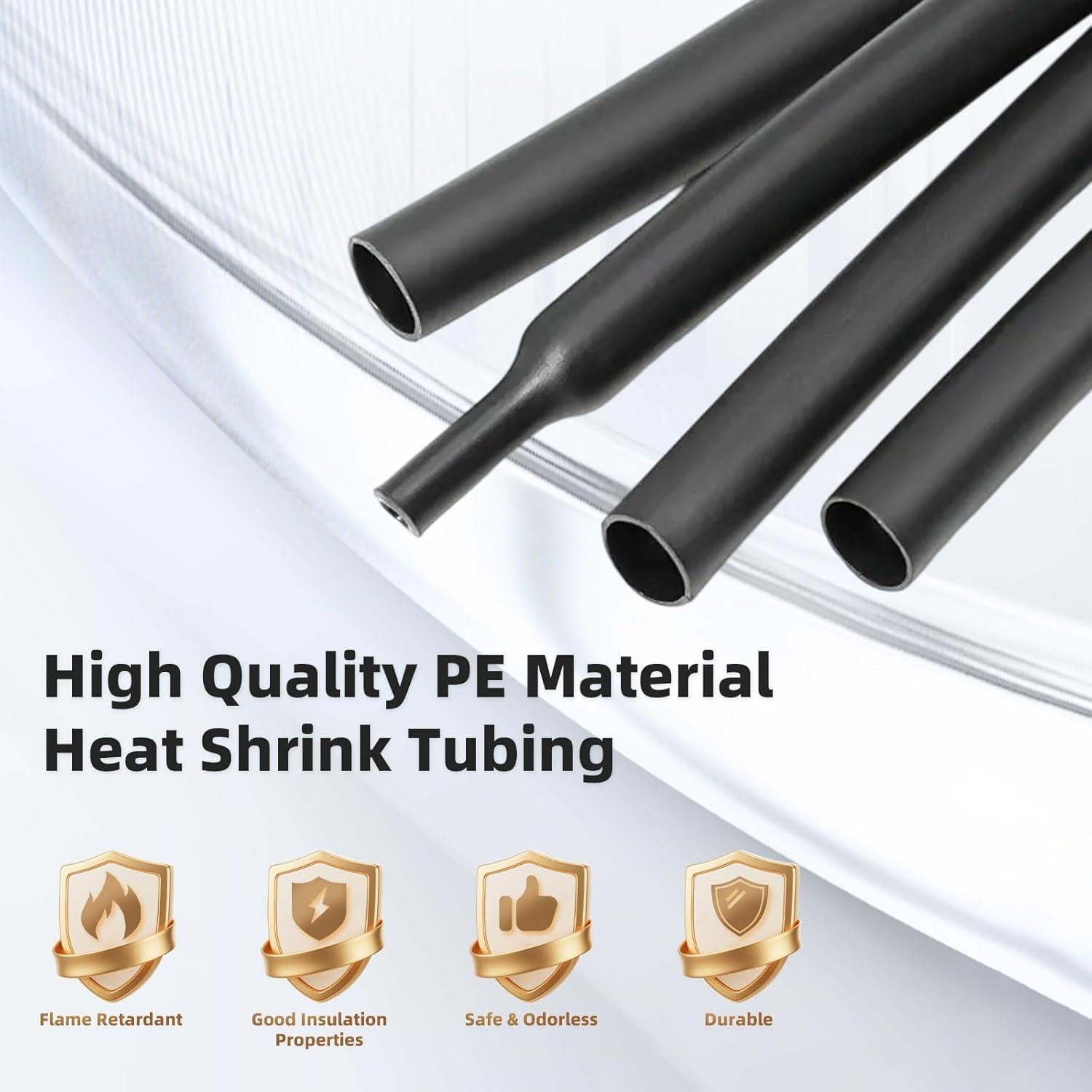 Kit de Tubos Termocontraíbles 560 Piezas Yetaida 5 Colores