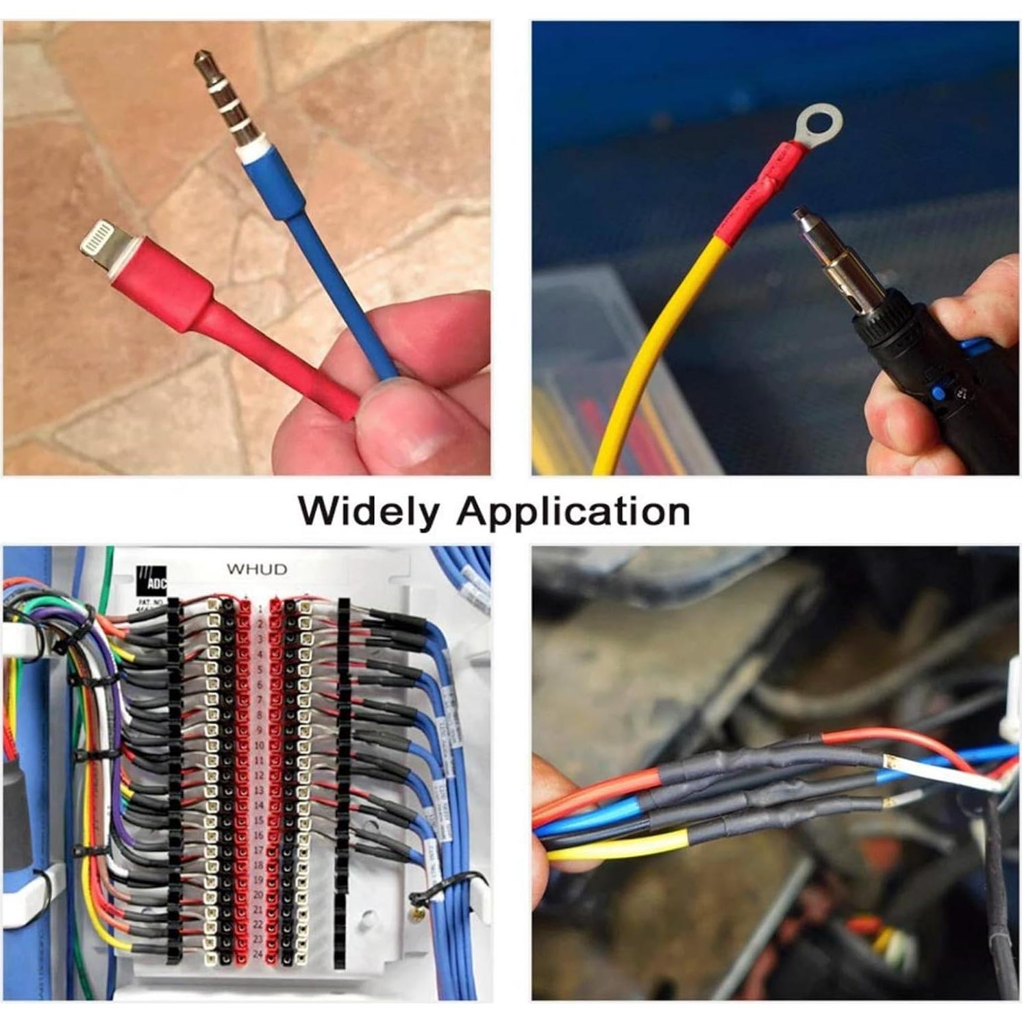 Kit de Tubos Termocontraíbles 560 Piezas Yetaida 5 Colores