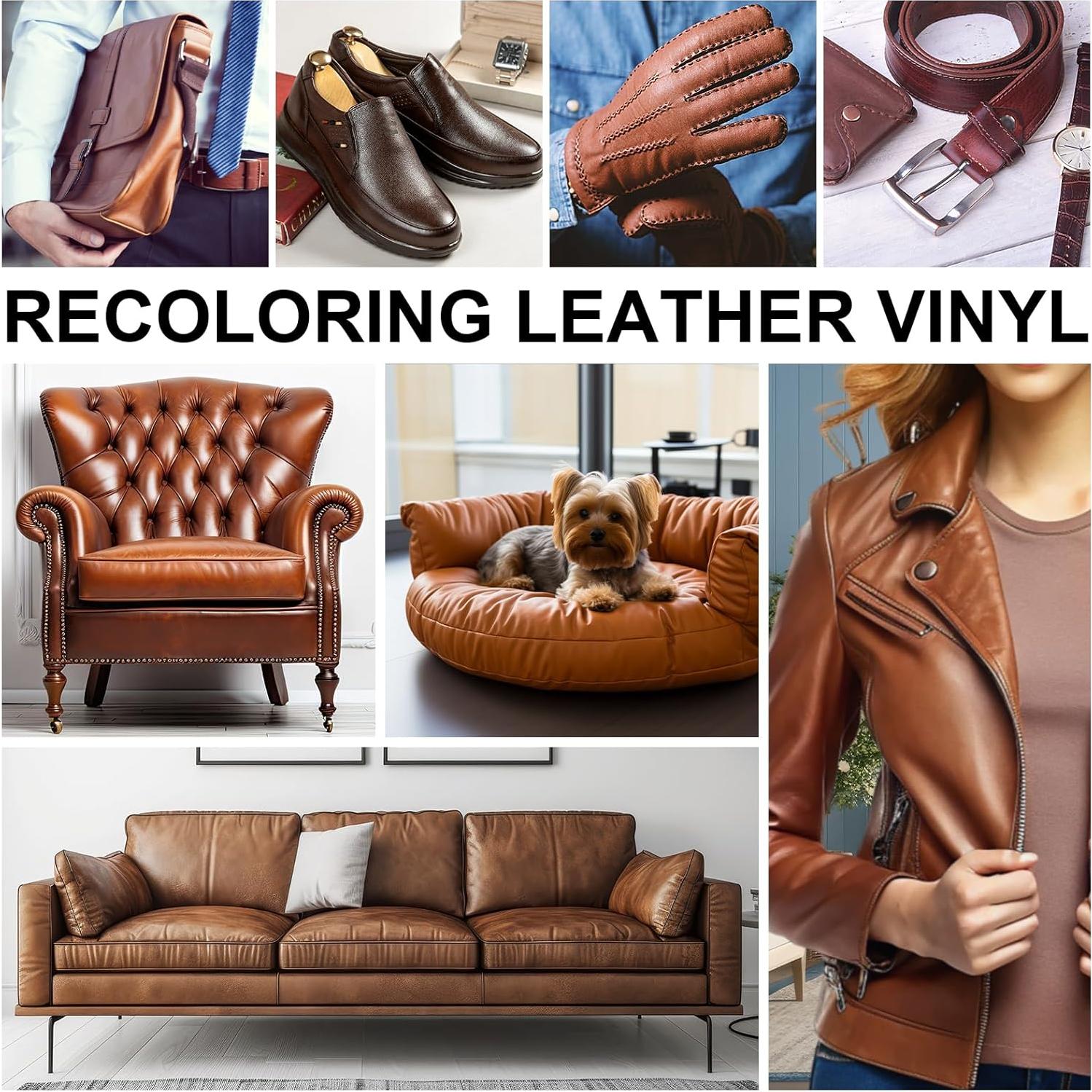 Kit de Reparación de Cuero SHABEIBEI - Balsamo y Limpiador 200ml