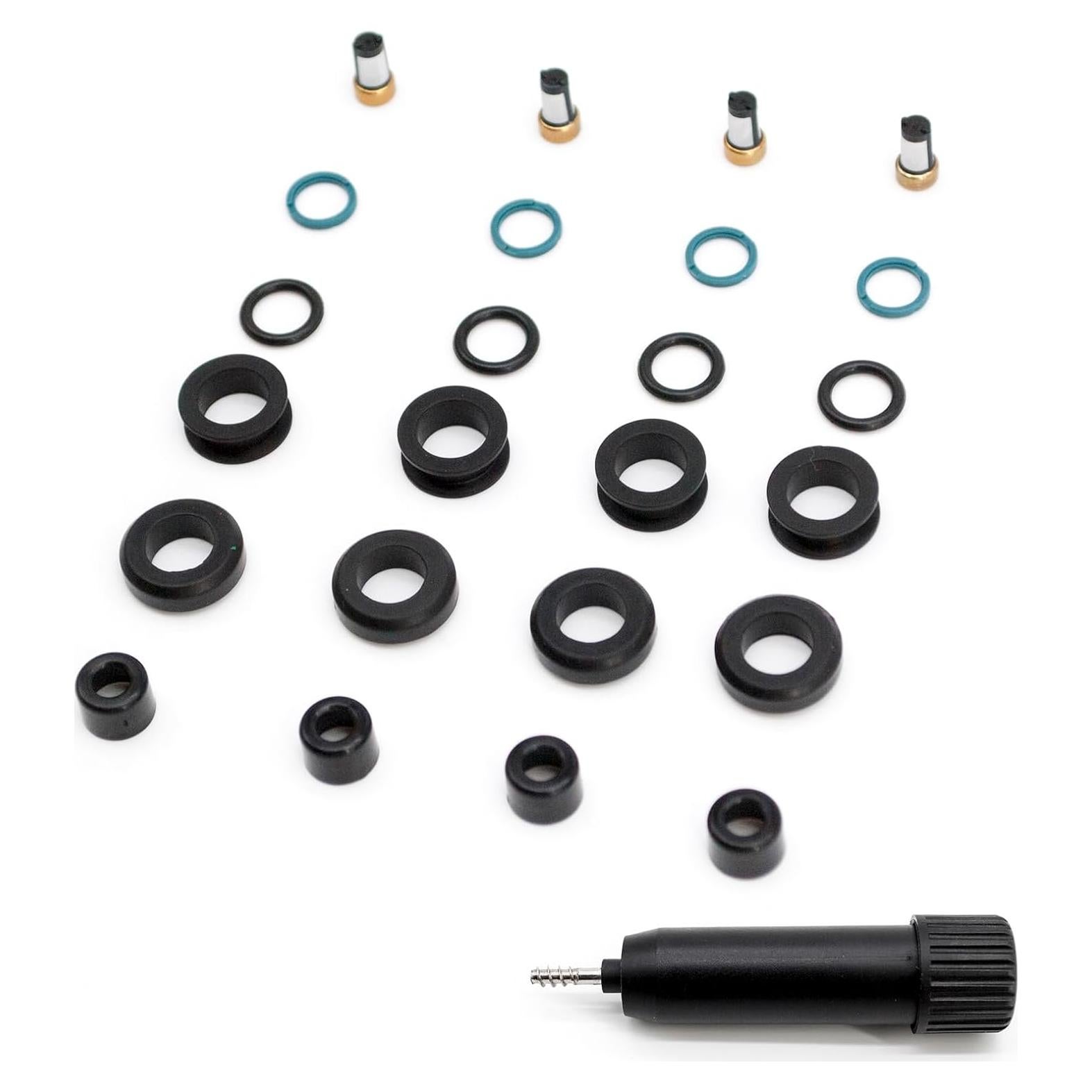 Juego de Sellos de Inyector de Combustible Adanz 4 Pcs