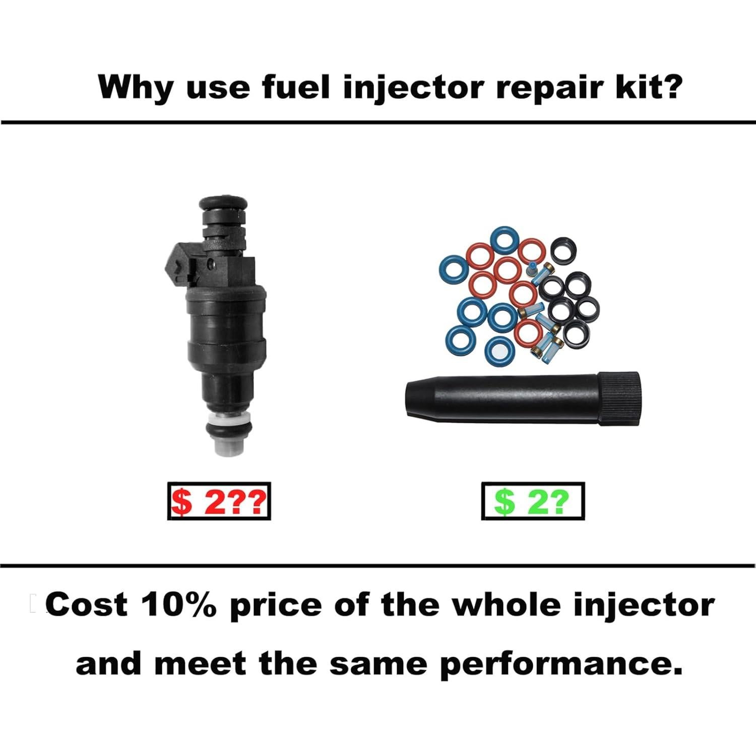 Juego de Sellos de Inyector de Combustible Adanz 4 Pcs