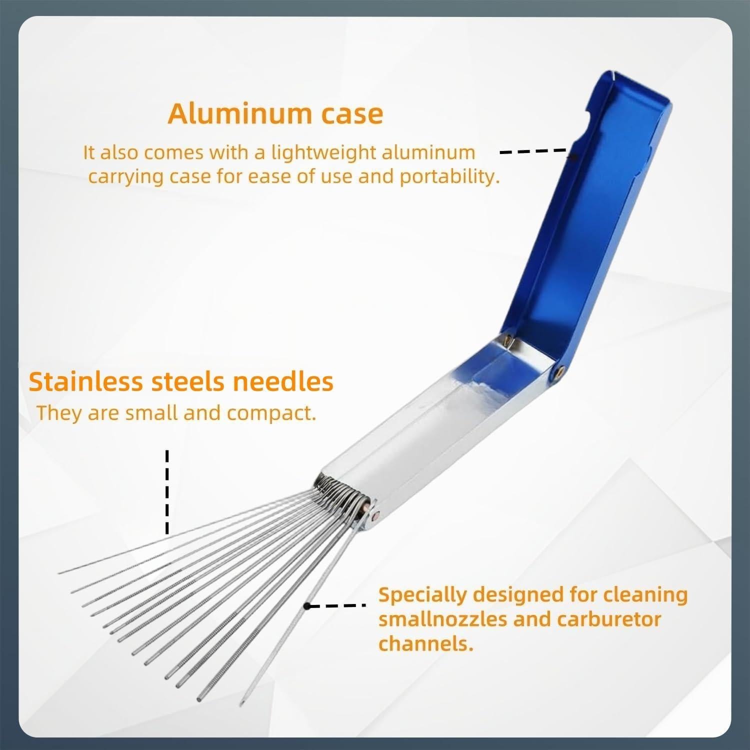 Juego de Herramientas de Limpieza de Carburadores Narcilors
