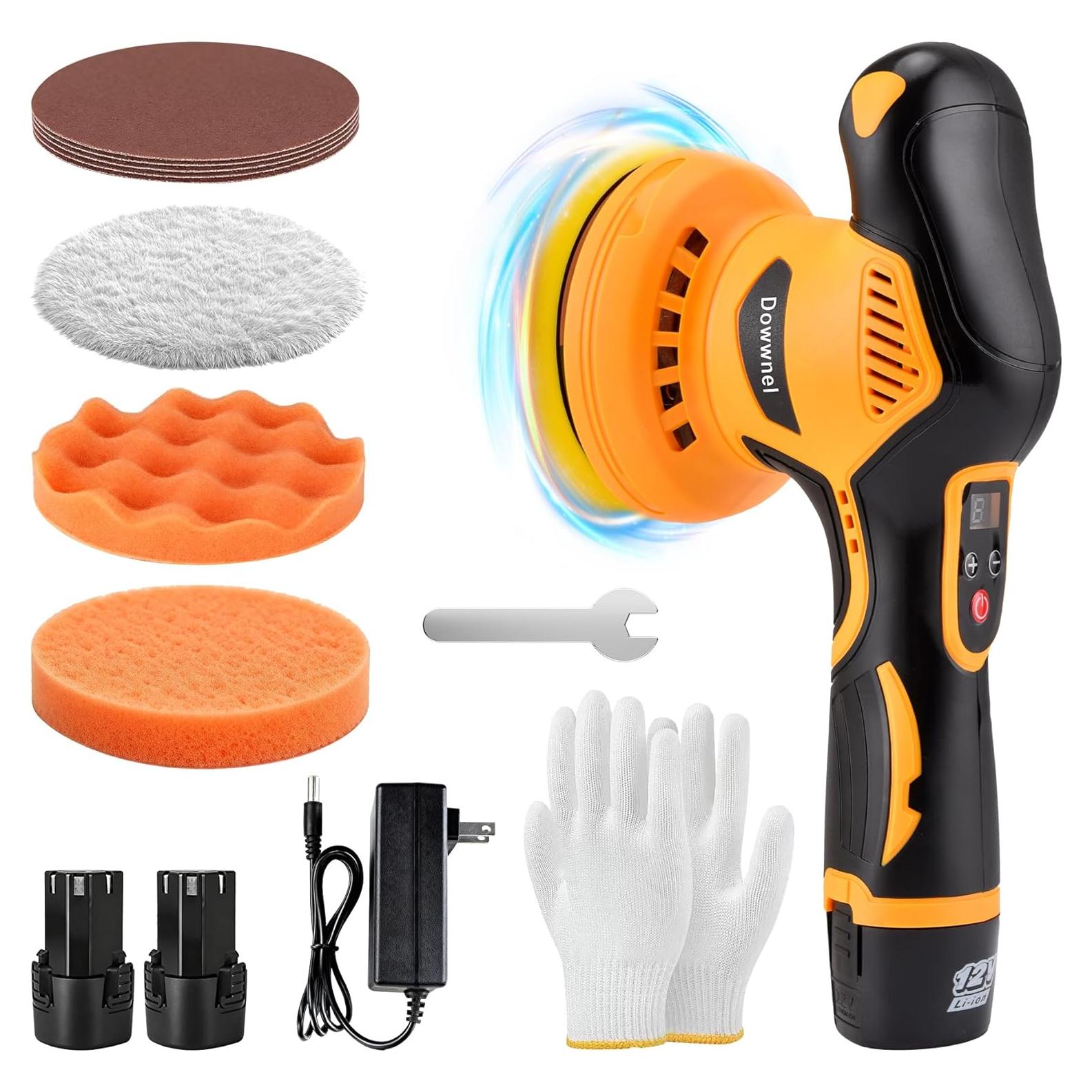 Pulidor de Coche Dowwnel 2026, 1200W, 8 Velocidades, Inalámbrico