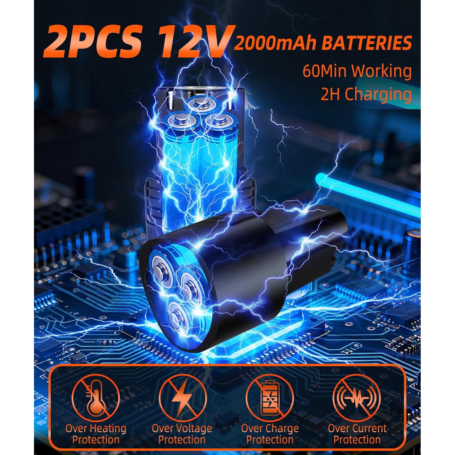 Pulidor de Coche Dowwnel 2026, 1200W, 8 Velocidades, Inalámbrico