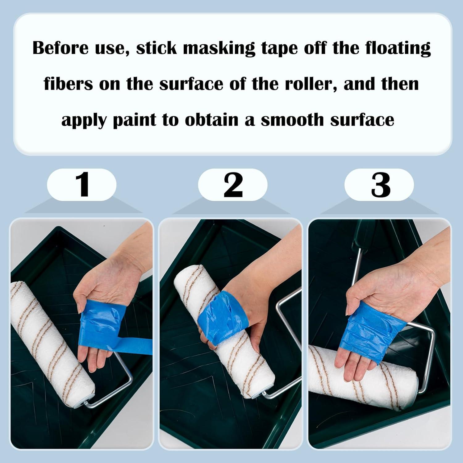 Fundas de Rodillo de Microfibra Mister Rui 23 cm - Paquete de 5