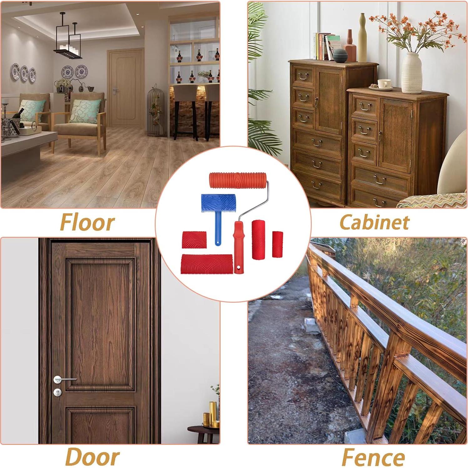 Juego de herramientas de grano de madera DUOYUZHIYU 7 piezas