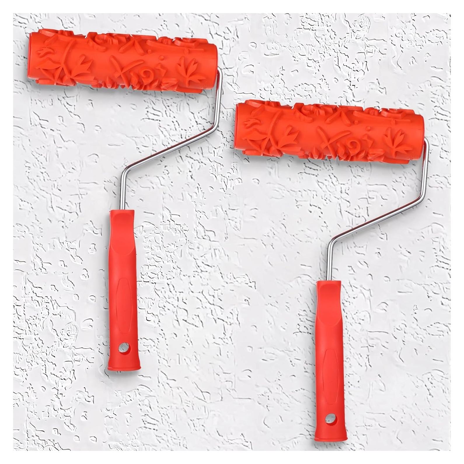 Rodillo de Pintura Texturizado OMISTAR 17.78 cm Floral DIY