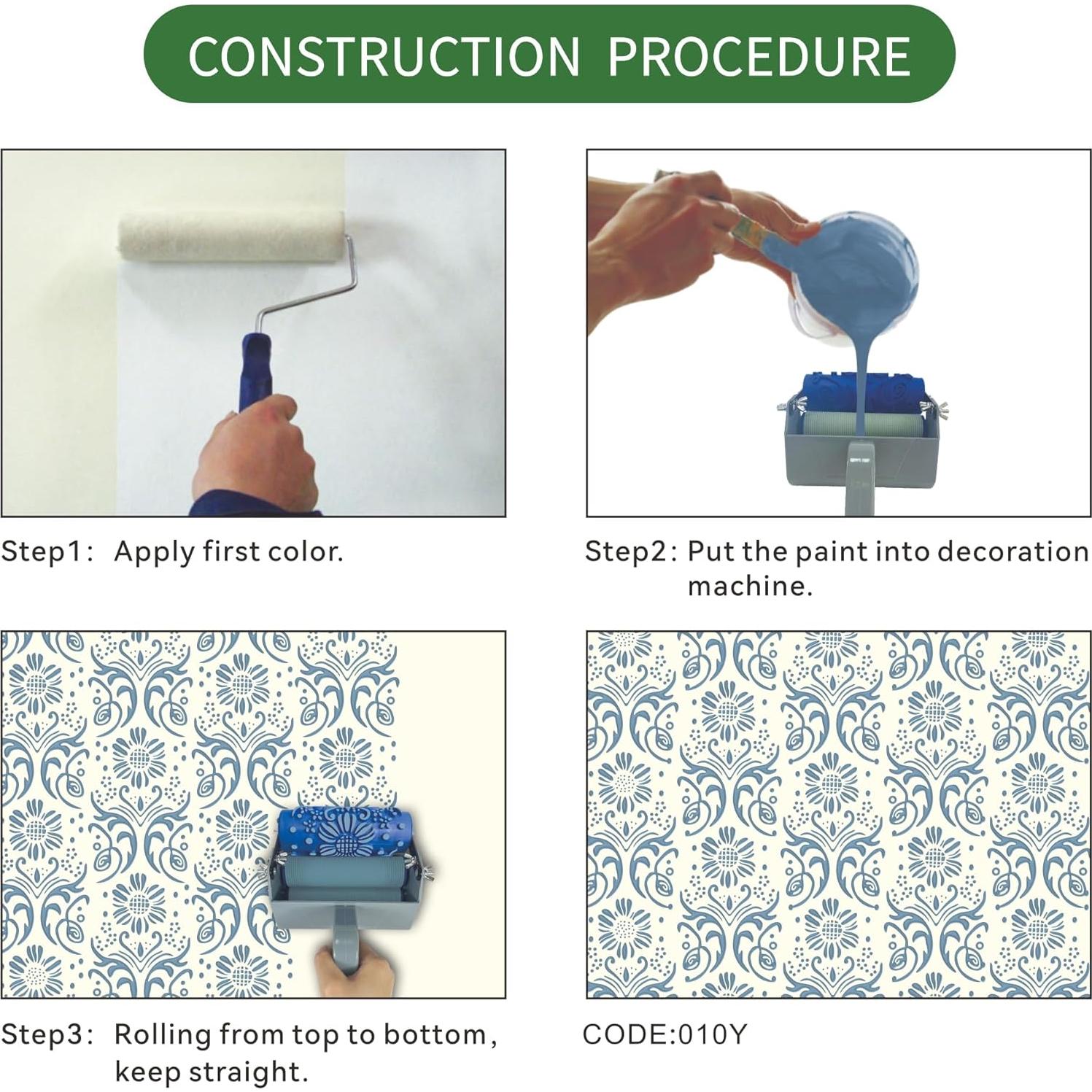 Rodillo de Pintura Decorativo Nichiyo 12.7 cm para Paredes