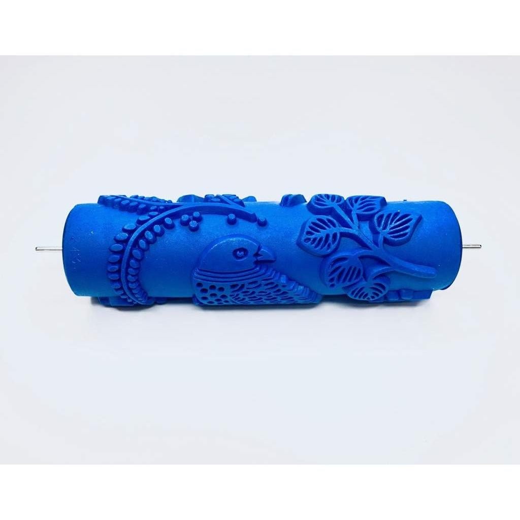 Rodillo de Pintura con Patrón Ave del Paraíso 7" Caucho