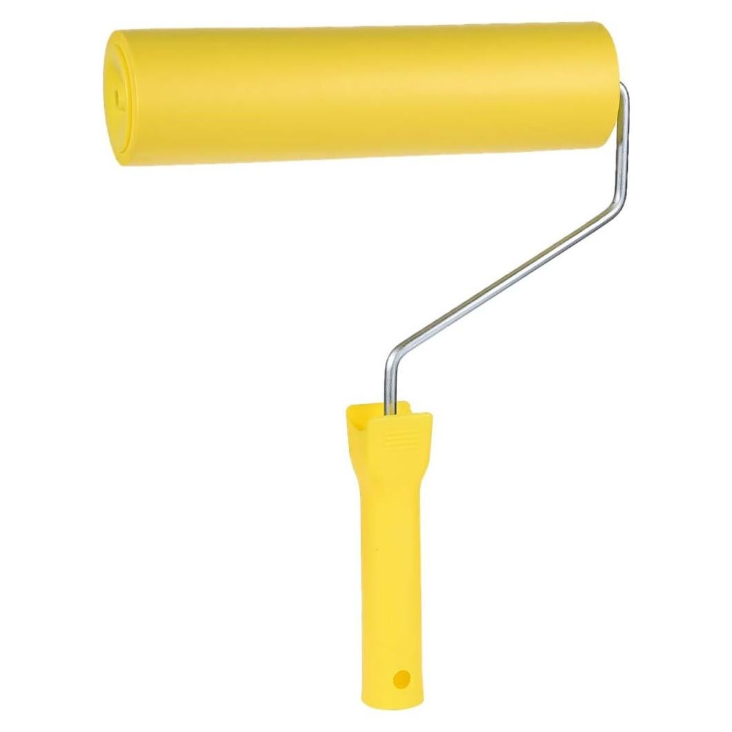 Rodillo de Pintura de Goma Nitrilo uxcell 225mm con Mango Plástico