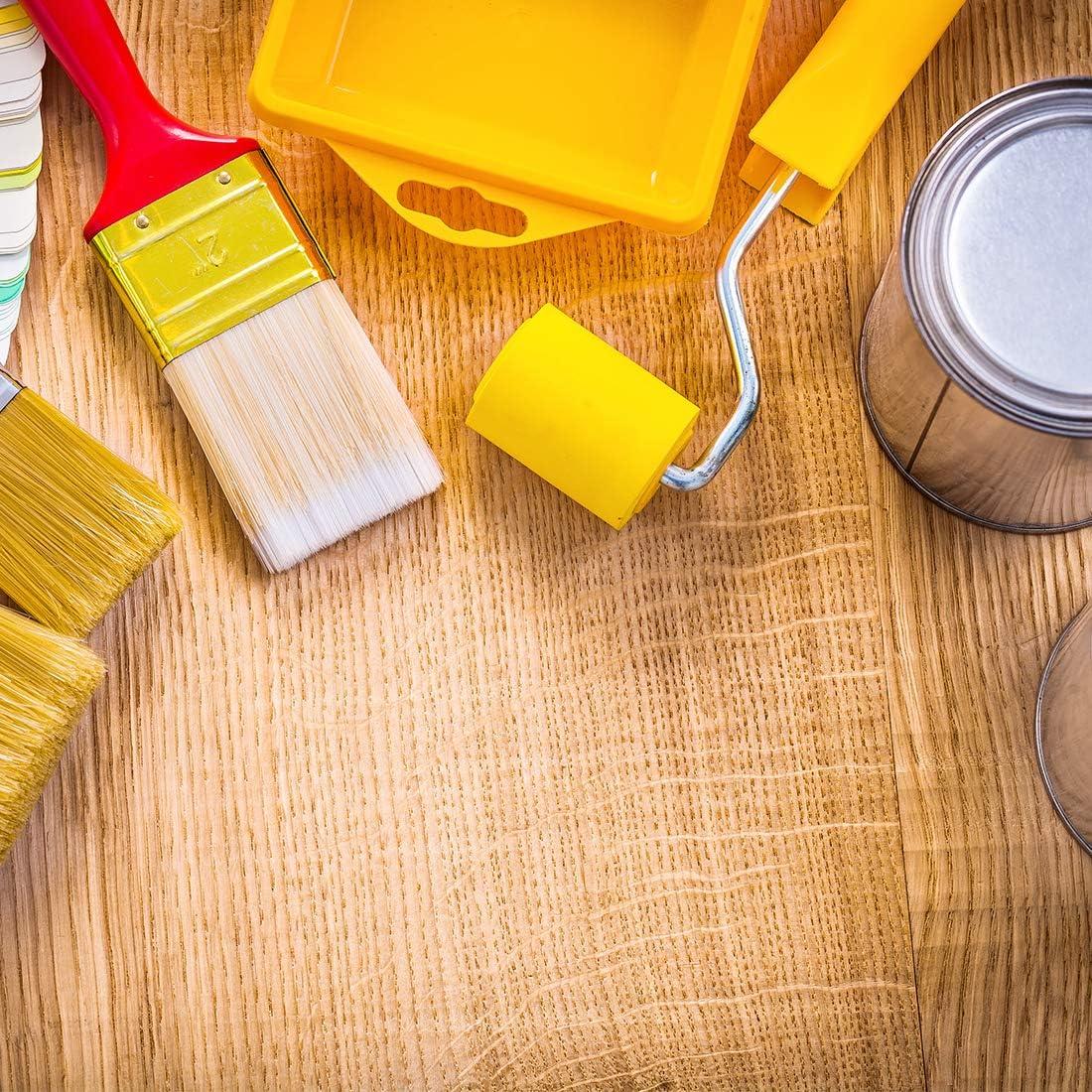 Rodillo de Pintura de Goma Nitrilo uxcell 225mm con Mango Plástico