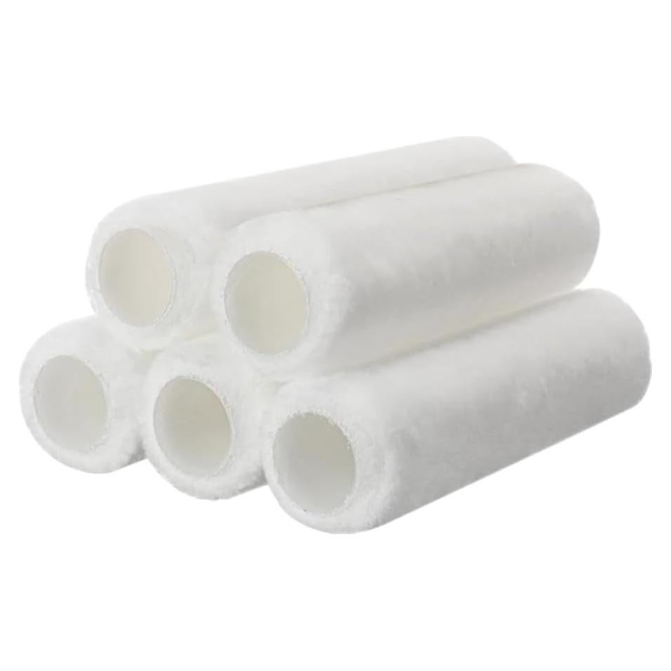 Fundas de Rodillo de Pintura Pro Grade Nylon Blanco 9" 5 Pzas