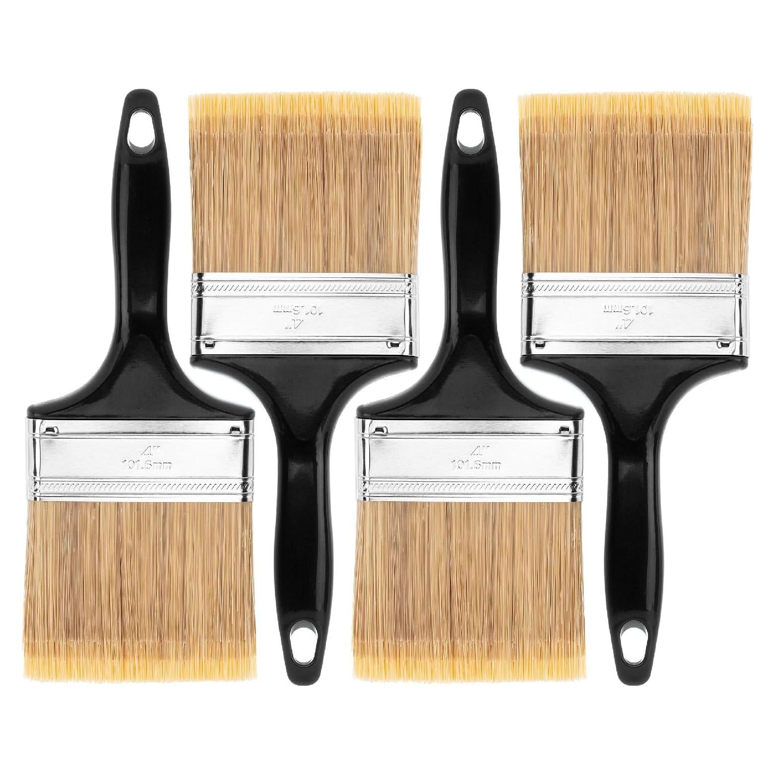 Pinceles para Pintura Bates Choice, 4 Unidades, 10.16 cm