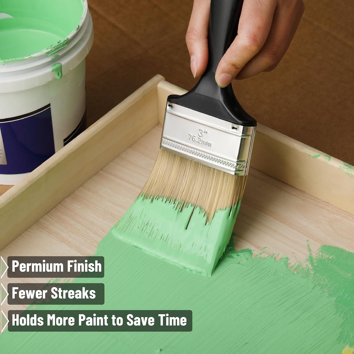 Pinceles para Pintura Bates Choice, 4 Unidades, 10.16 cm