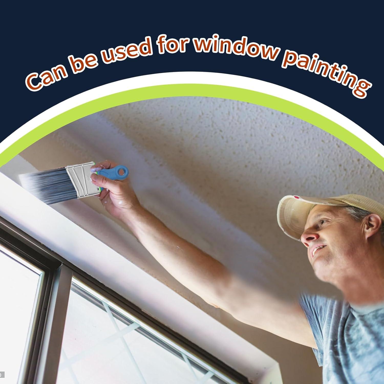 Juego de Pinceles de Pintura Wesquer 3 Piezas Mango Corto