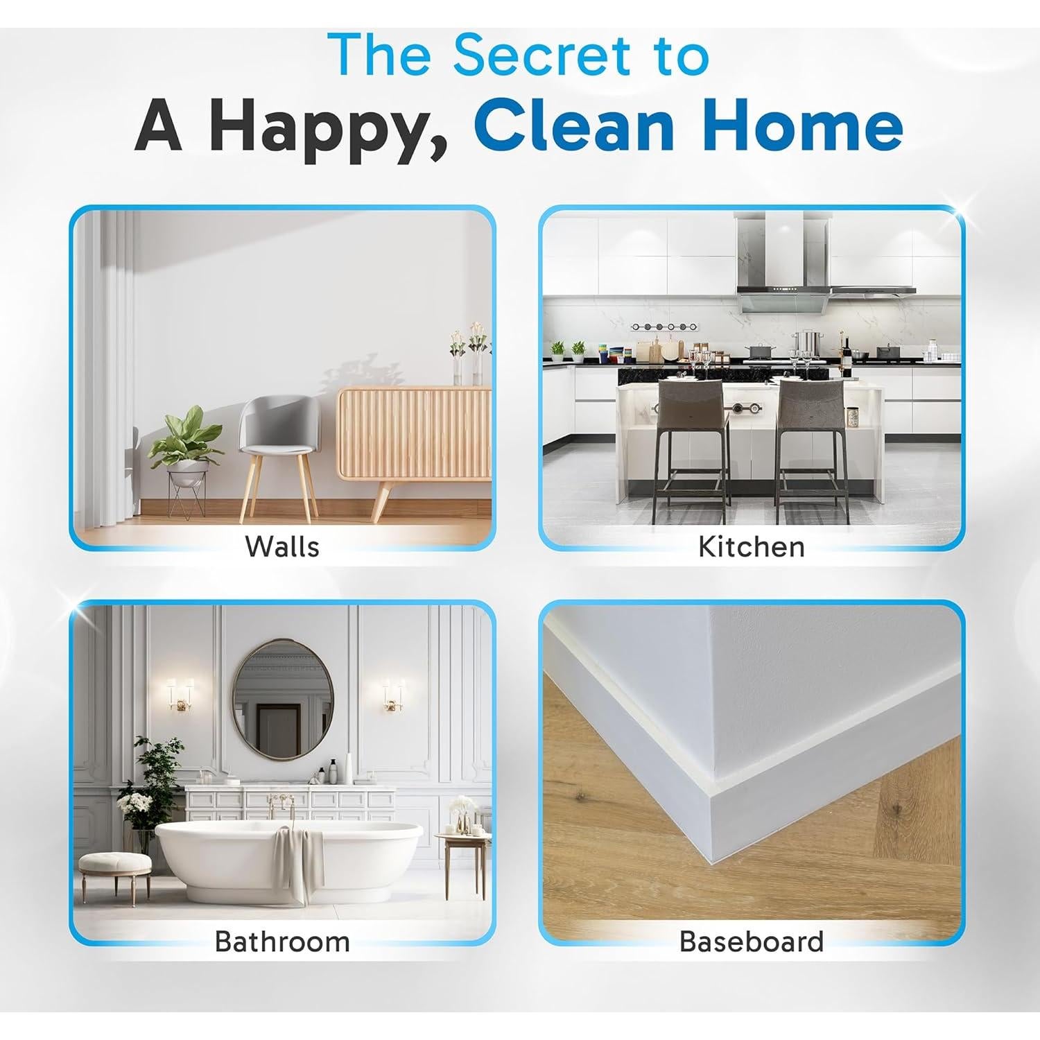 Paquete de 20 Esponjas Borradoras Oh My Clean - Extra Gruesas