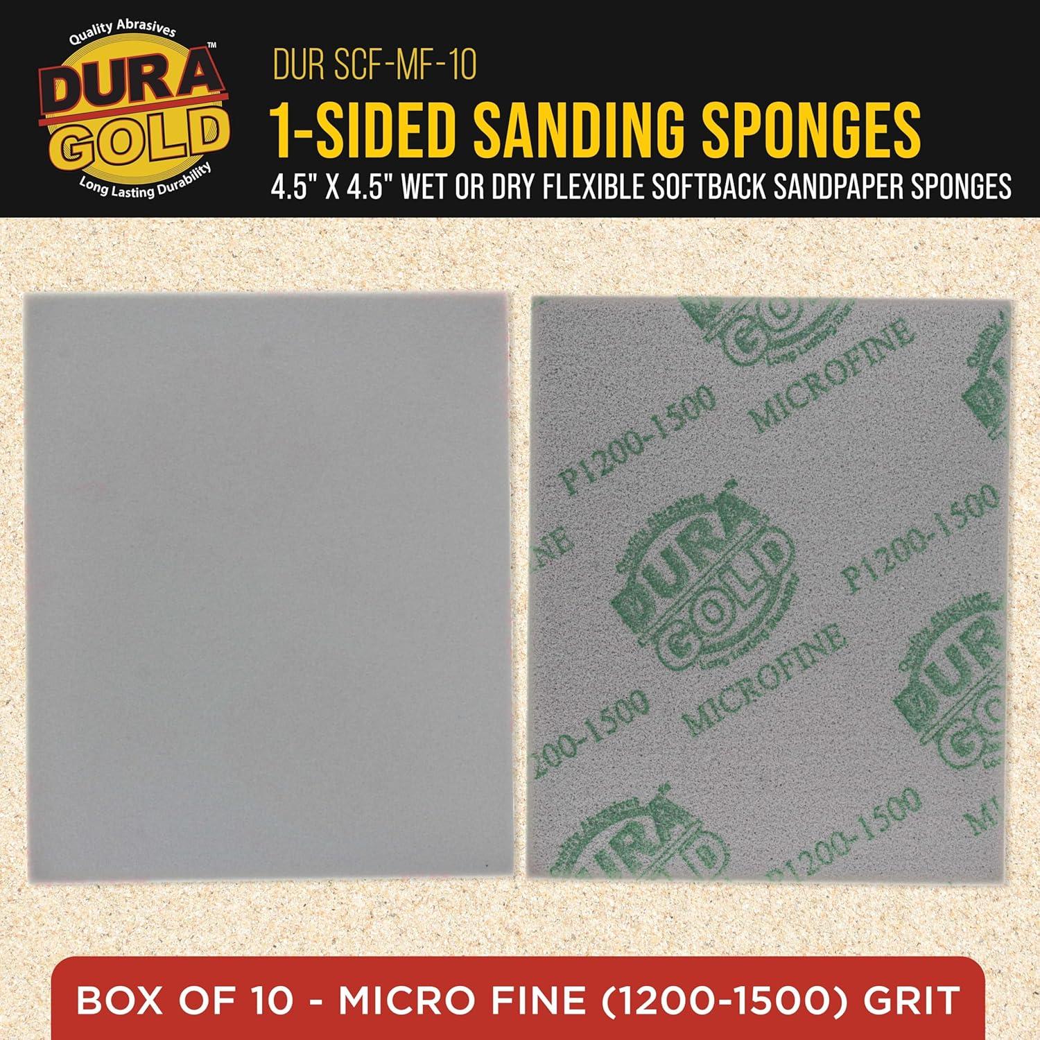 Esponjas de Lijado Dura-Gold Microfina 10 Piezas 14.5x12.1 cm