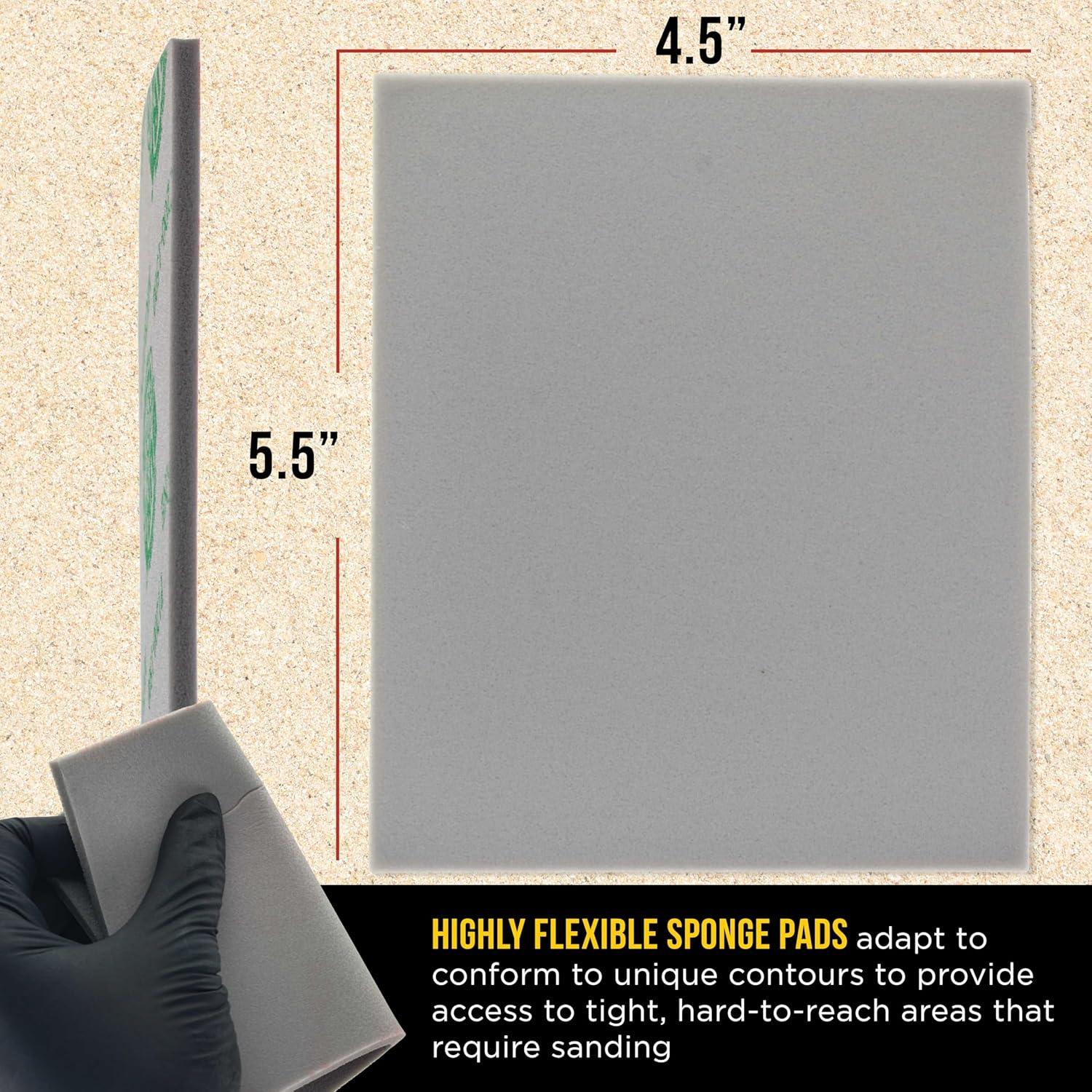 Esponjas de Lijado Dura-Gold Microfina 10 Piezas 14.5x12.1 cm