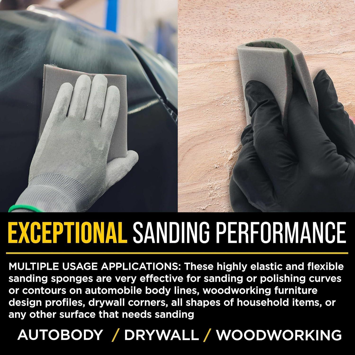 Esponjas de Lijado Dura-Gold Microfina 10 Piezas 14.5x12.1 cm