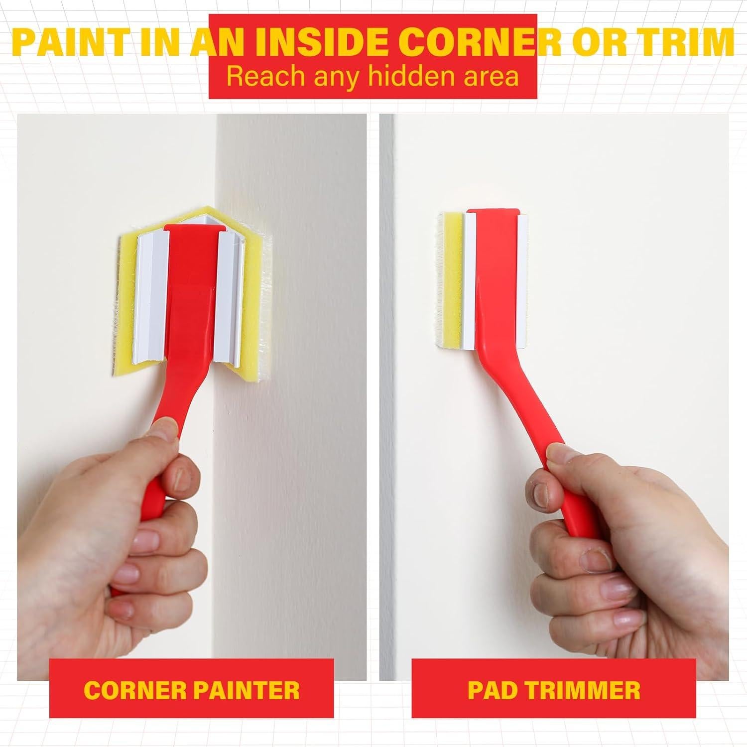 Juego de Herramientas de Pintura Lothee 7 Pcs con Almohadilla 23 cm