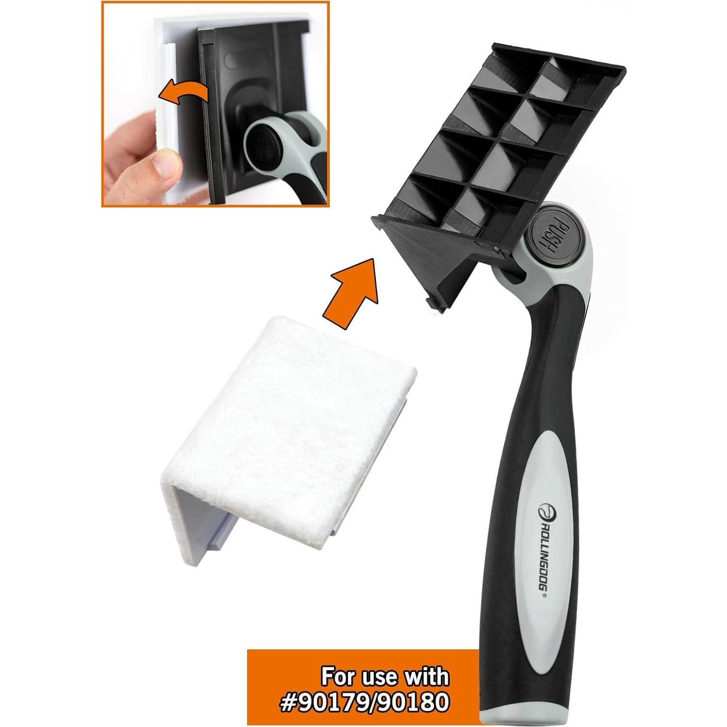 Rellenos de Pad de Pintura de Esquina ROLLINGDOG 2PC Microfibra