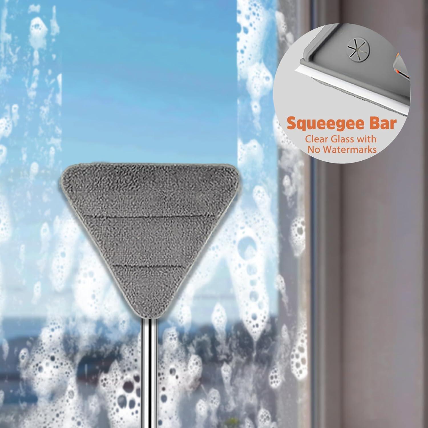 Mopa Limpiadora UIMO 2-en-1 con Cabezal Triangular y Rectangular