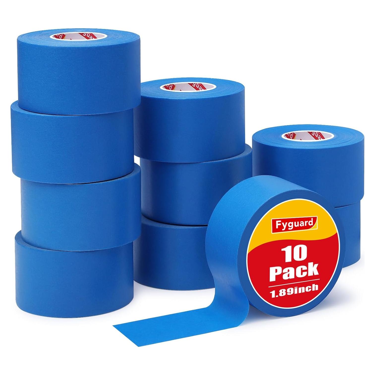 Cinta de Pintor Azul Fyguard 10 Rollos 4.8 cm x 50.29 m