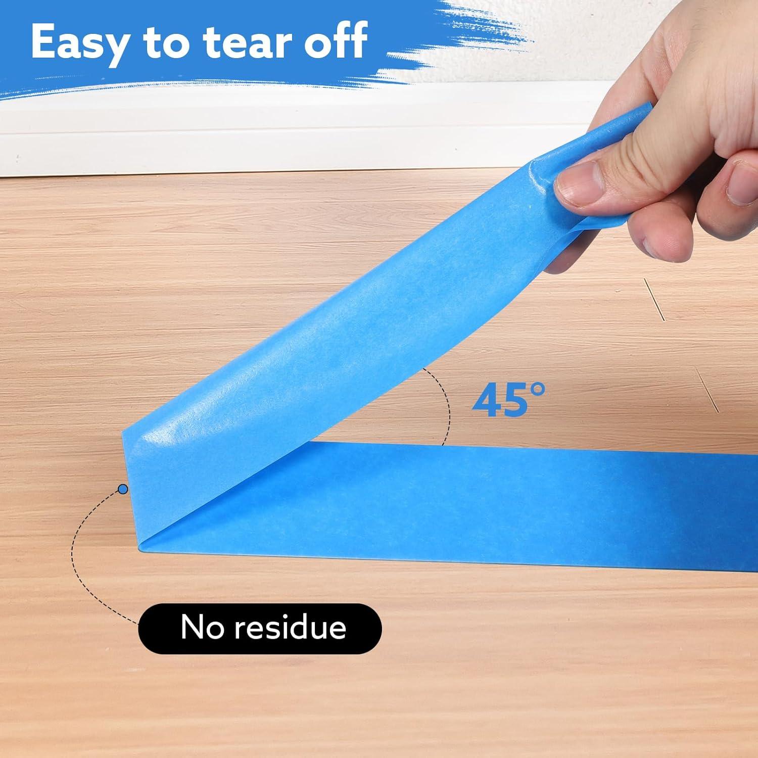 Cinta de Pintor Azul Fyguard 10 Rollos 4.8 cm x 50.29 m