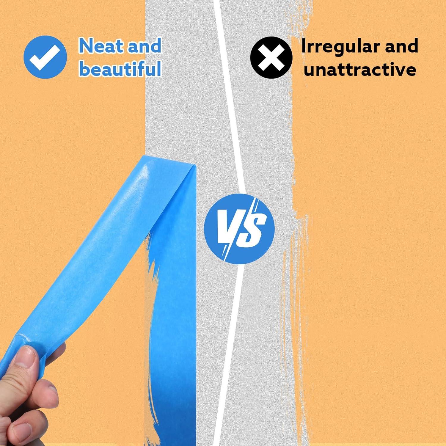 Cinta de Pintor Azul Fyguard 10 Rollos 4.8 cm x 50.29 m