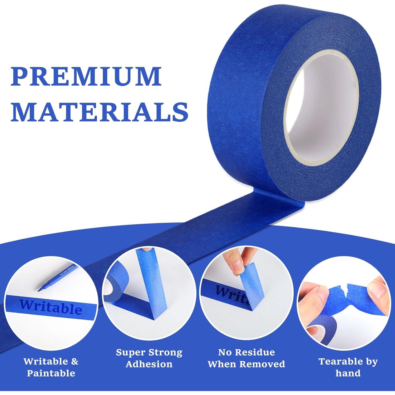 Cinta de Pintor Azul Rindion 6 Rollos 2.5 cm x 20.1 m