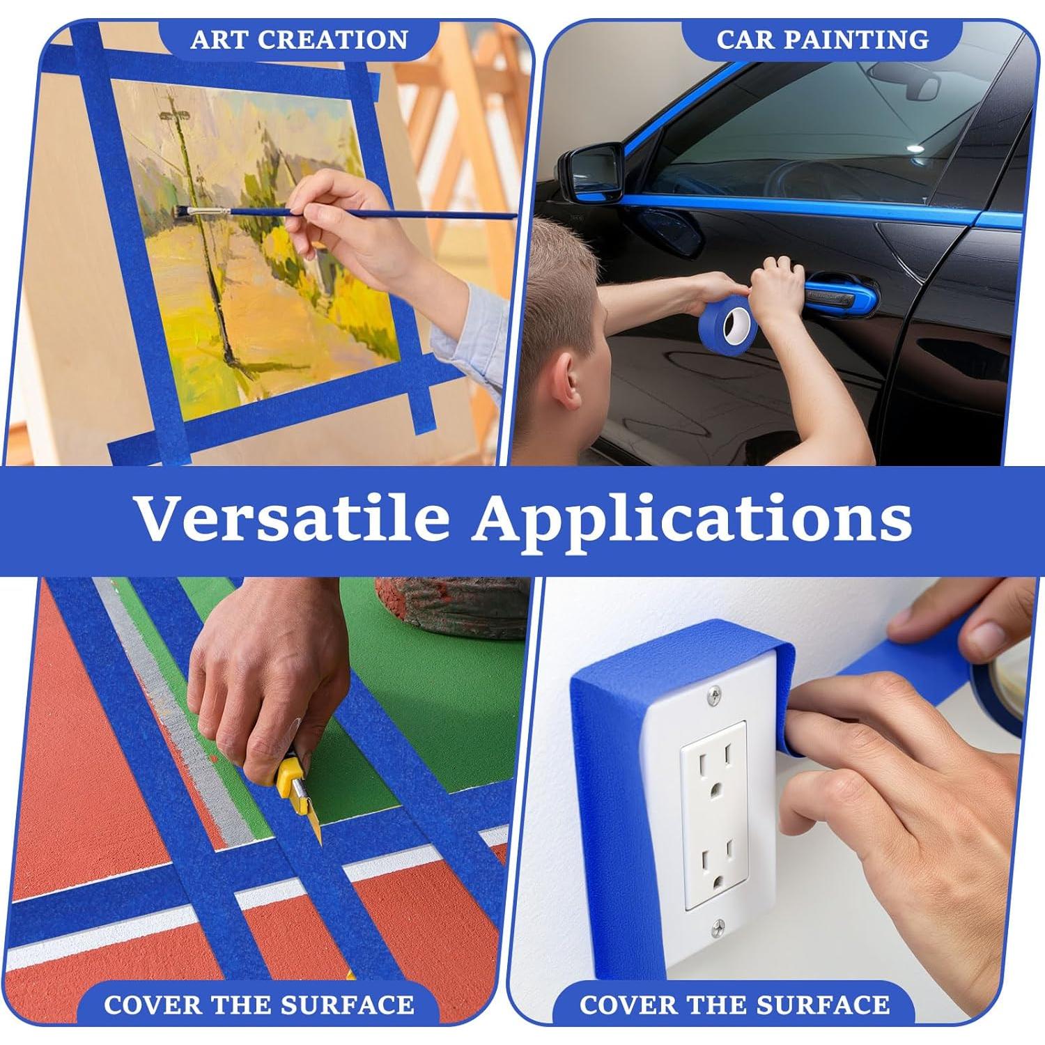 Cinta de Pintor Azul Rindion 6 Rollos 2.5 cm x 20.1 m