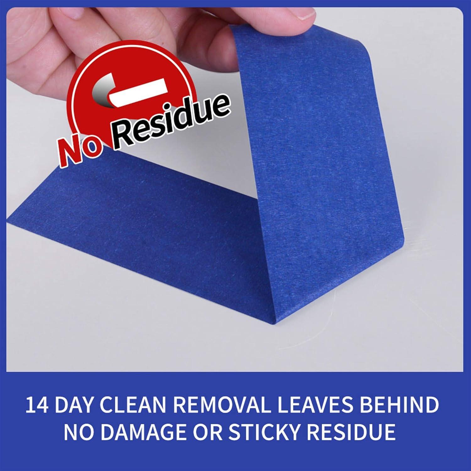 Cinta de Pintor Azul ADHES 6 Rollos 48mm x 55m Anti UV