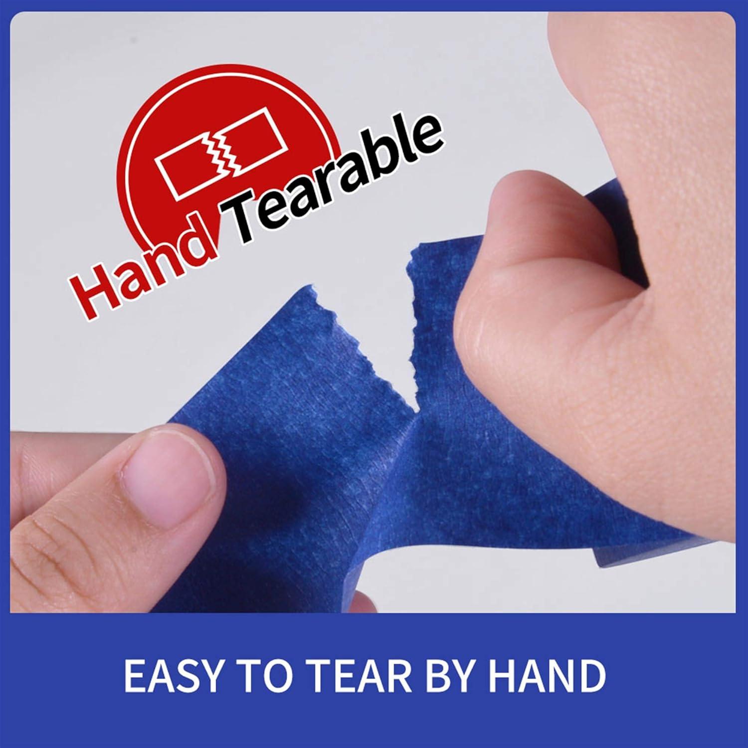 Cinta de Pintor Azul ADHES 6 Rollos 48mm x 55m Anti UV