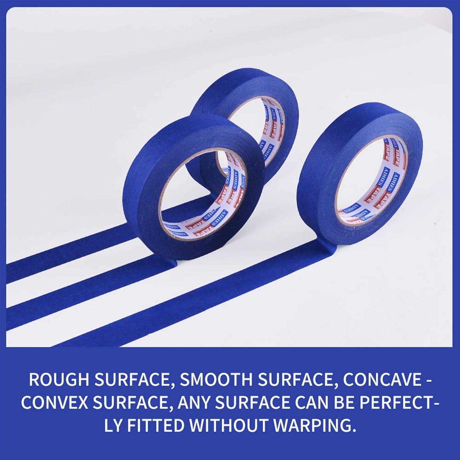 Cinta de Pintor Azul ADHES 6 Rollos 48mm x 55m Anti UV