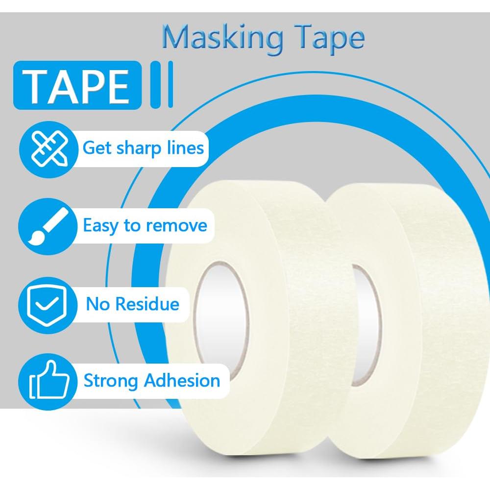 Cinta de Pintor NETEHA 3 Rollos 25mm x 50m Beige