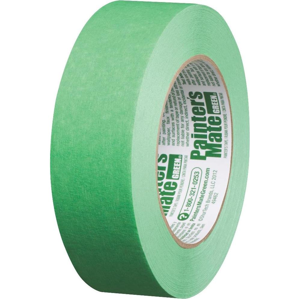 Cinta de Pintor Mate Verde Duck 36mm x 55m, Multi-Superficie