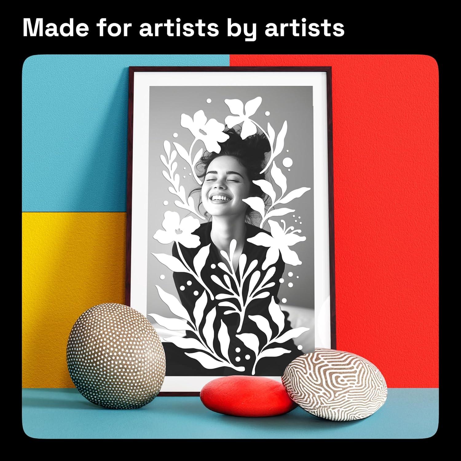 Marcadores de Pintura Acrílica Blancos ARTISTRO - 5 Unidades con Punta Doble