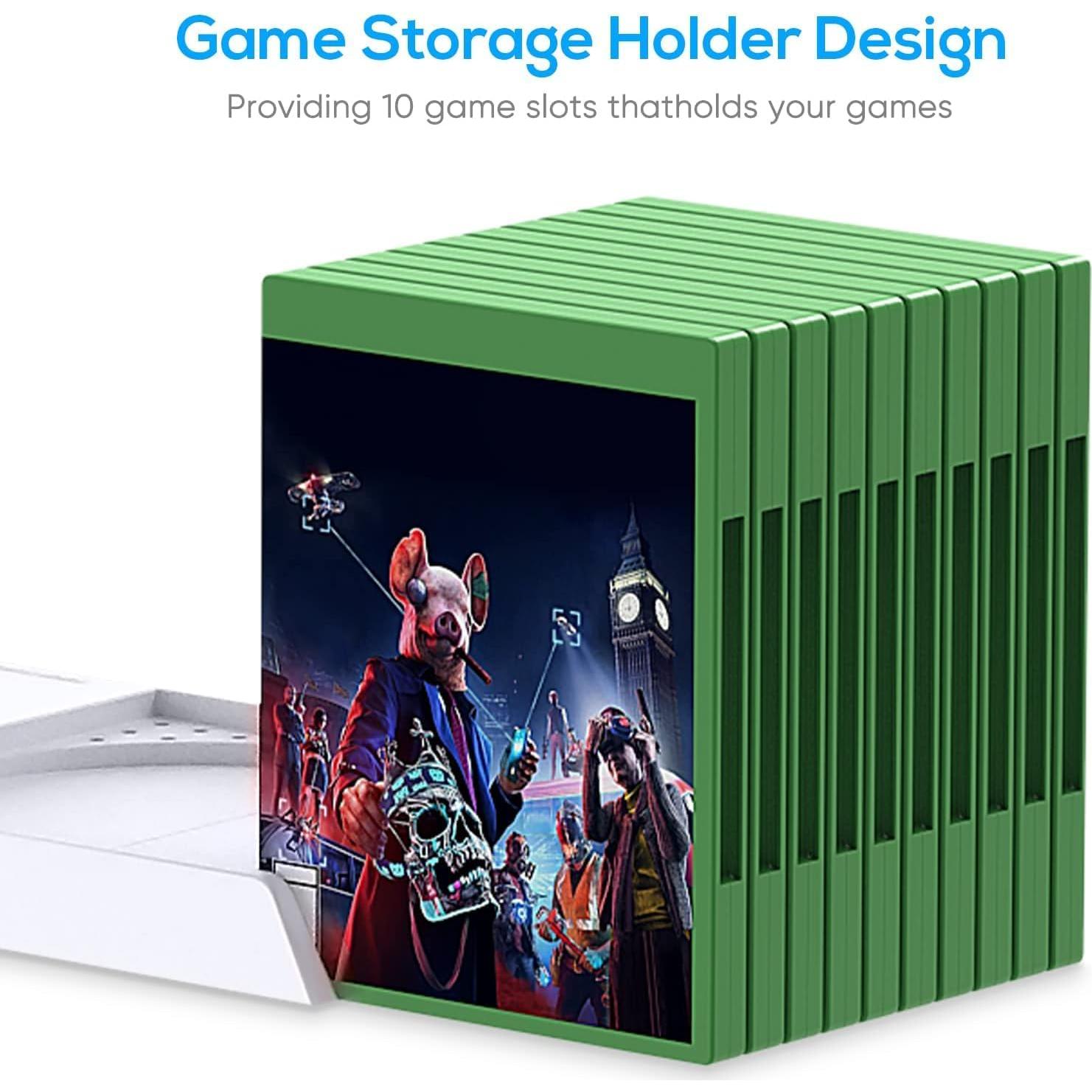 Estación de Carga YUANHOT para Xbox Series X con Enfriamiento