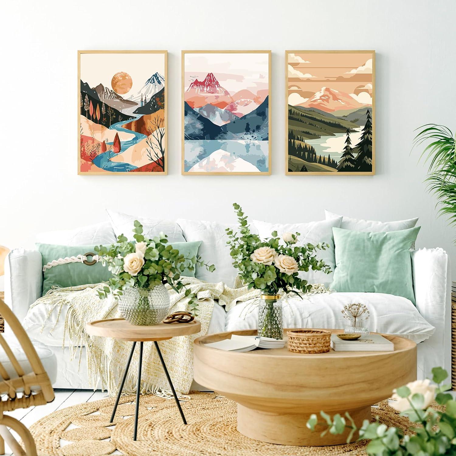 Kit de Pintura por Números TBULAPUS - 3 Paquetes Adulto 30.48x40.64 cm