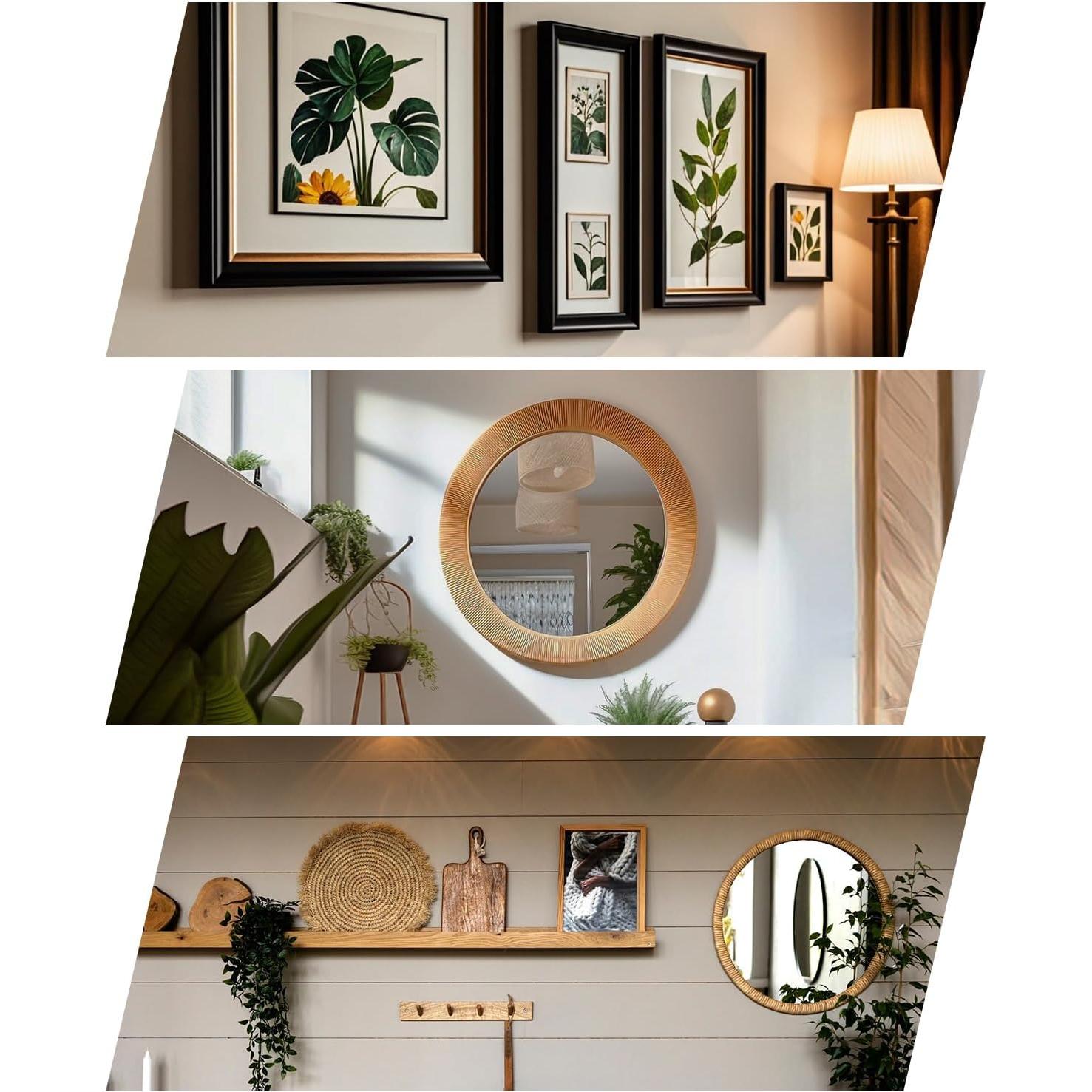 20 Ganchos de Yeso LZC para Colgar Cuadros hasta 18kg