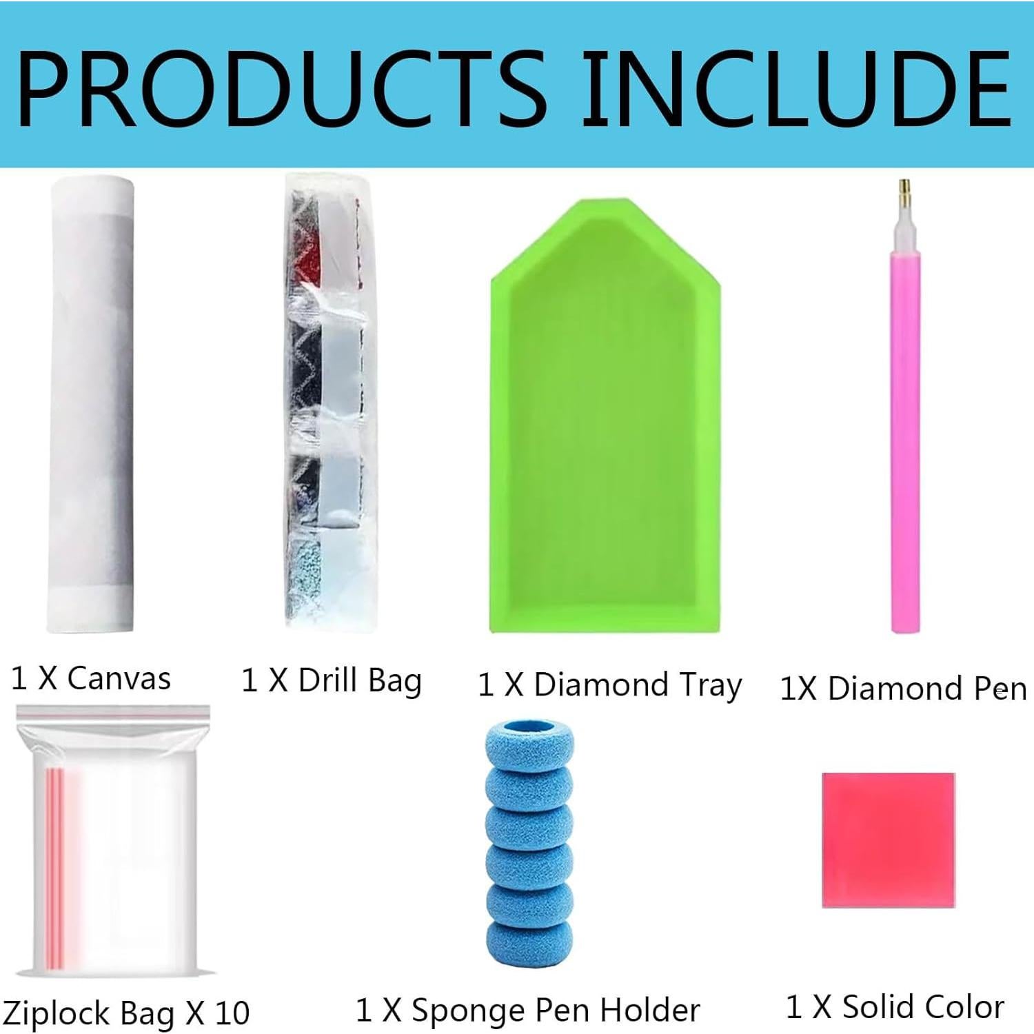 Kits de Pintura de Diamante 5D ZHUDENGXJL 30x30 cm para Adultos