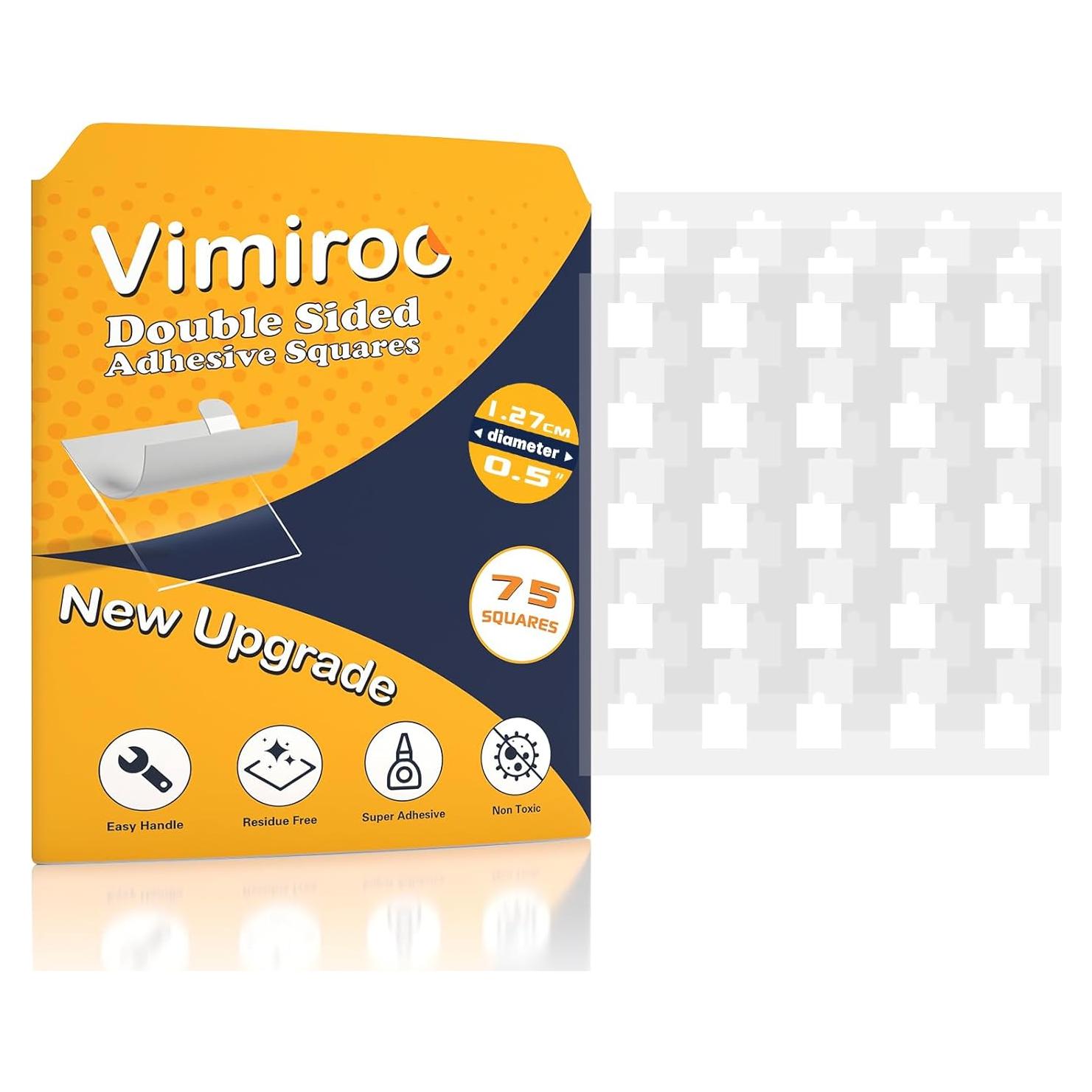 Puntos Adhesivos Doble Cara Vimiroo 12.7 mm 75 Piezas