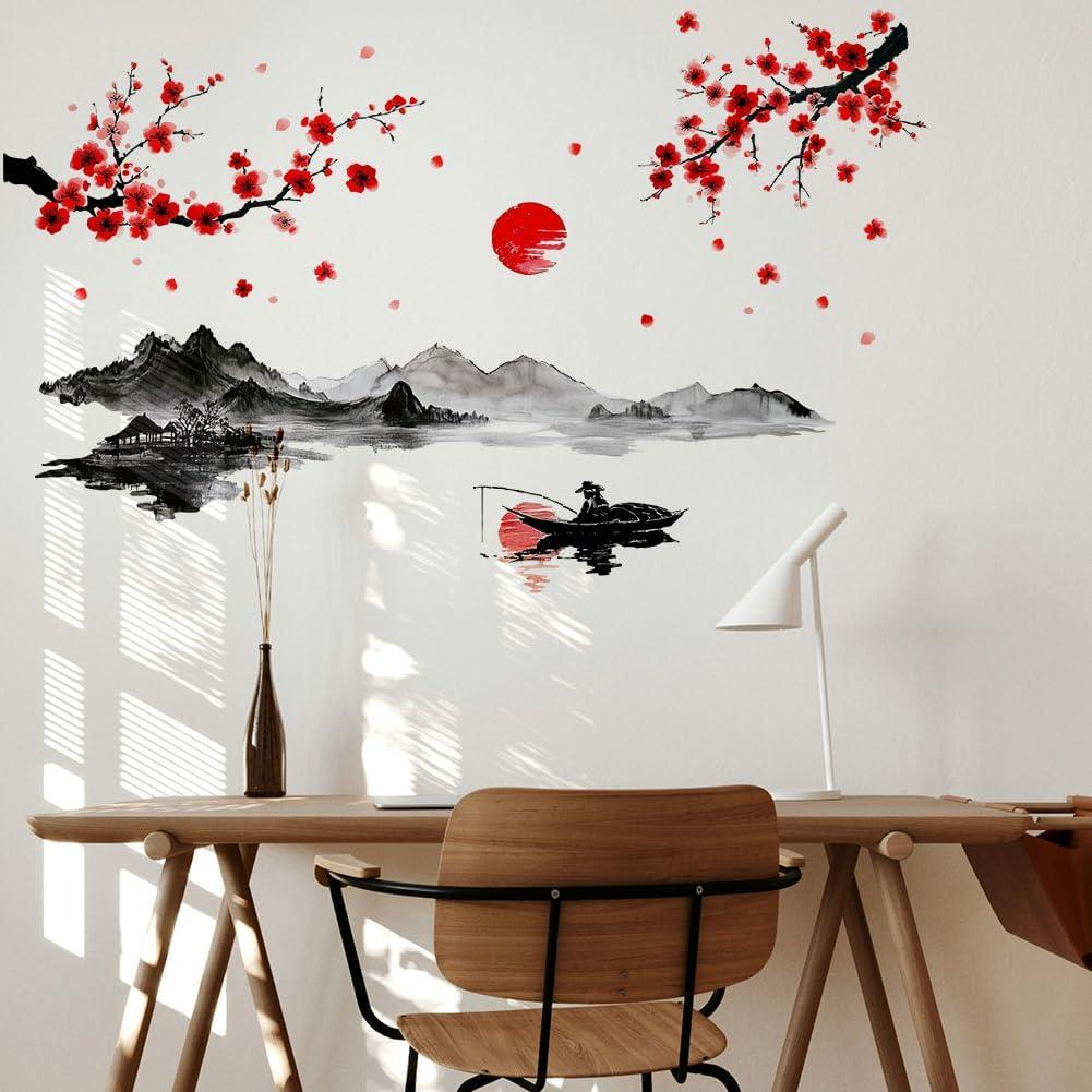 Calcomanía de Pared ANATTASOUL 88.9x39.1cm Tinta China